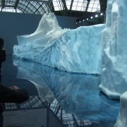 Défilé Chanel, taille directe sur glace.
